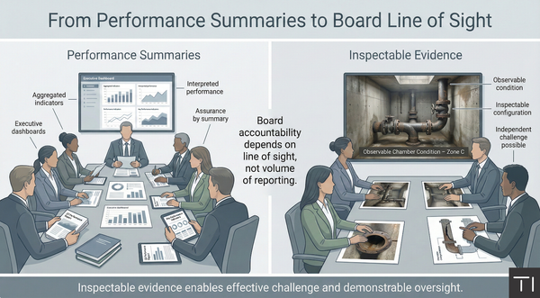 Why Boards Need Inspectable Evidence, Not Performance Summaries