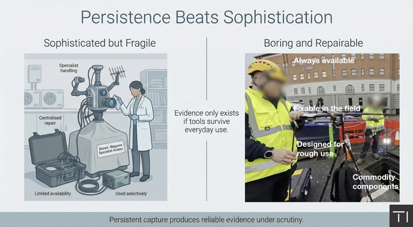 Why the Best Evidence Tools Are Boring and Repairable