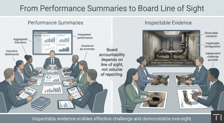Why Boards Need Inspectable Evidence, Not Performance Summaries