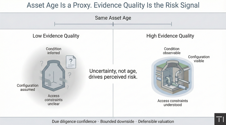 Why Evidence Quality Affects Asset Value More Than Asset Age