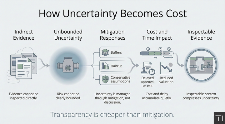 Why Uncertainty Gets Priced In, Not Talked Away